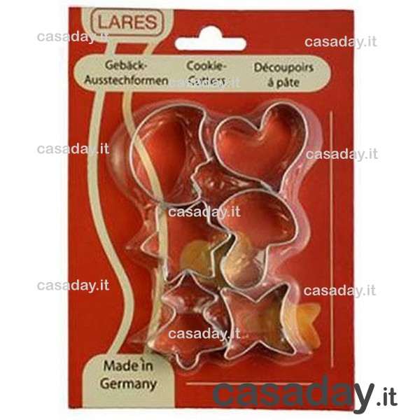 TAGLIABISCOTTI 6 FORME CM.5 